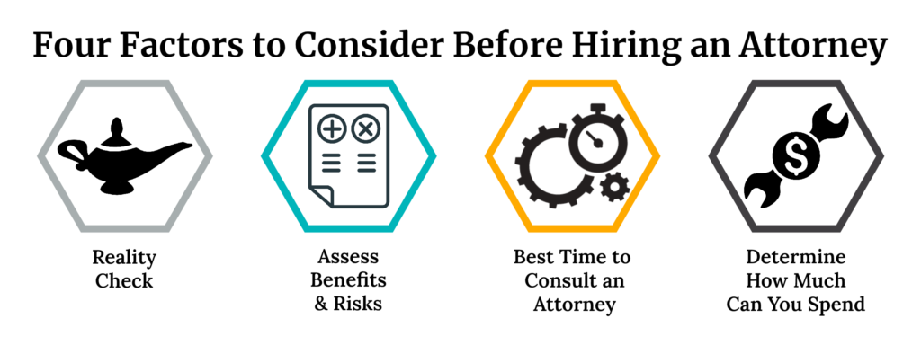 Four Factors to Consider Before Hiring an Attorney